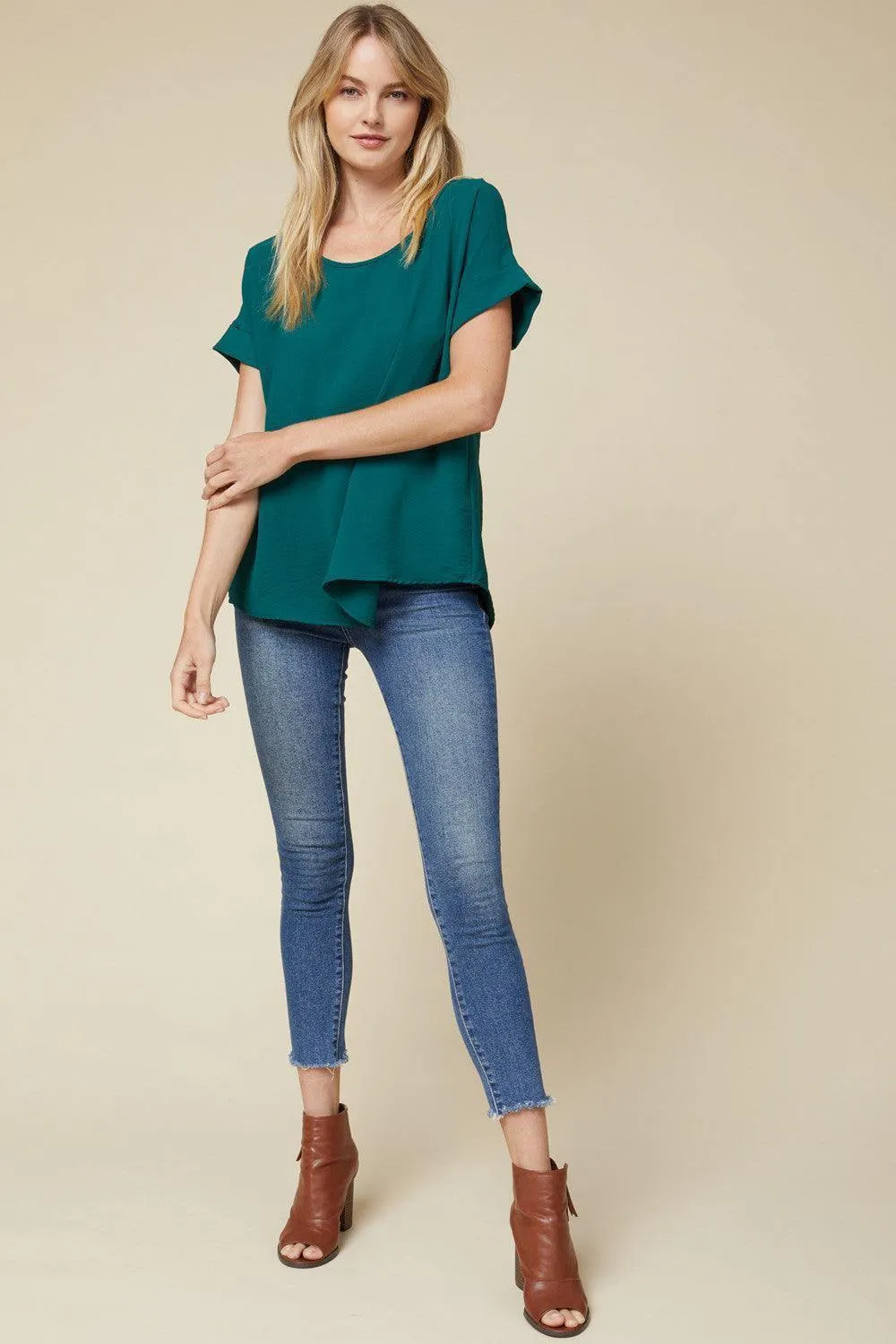 Classic Cuff Sleeve Top