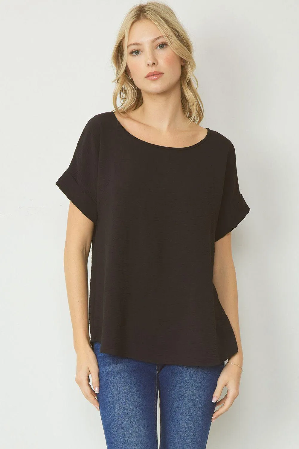 Classic Cuff Sleeve Top