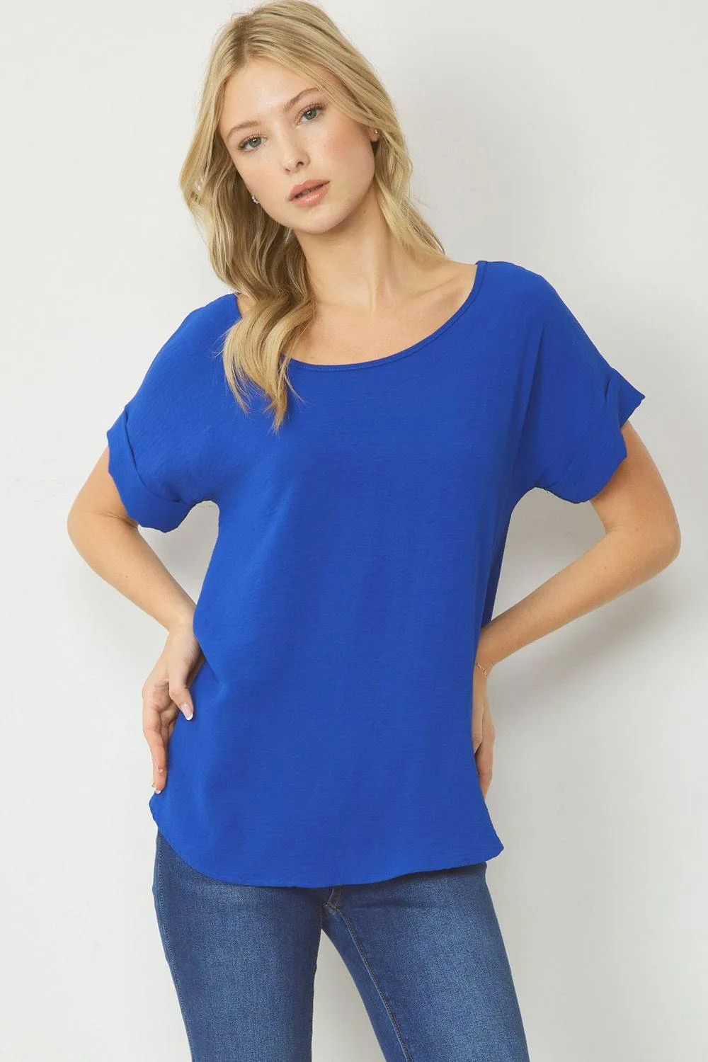 Classic Cuff Sleeve Top