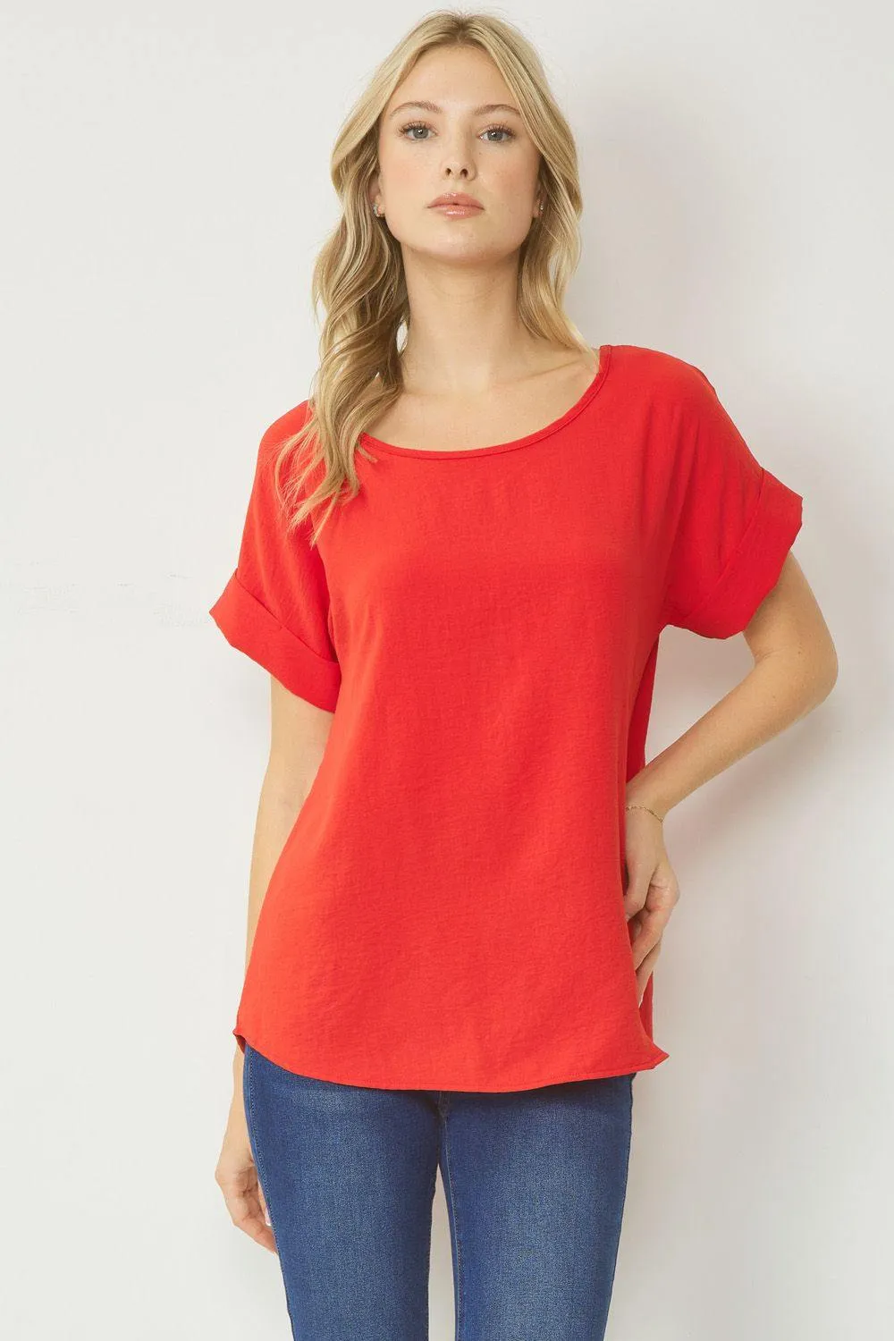 Classic Cuff Sleeve Top