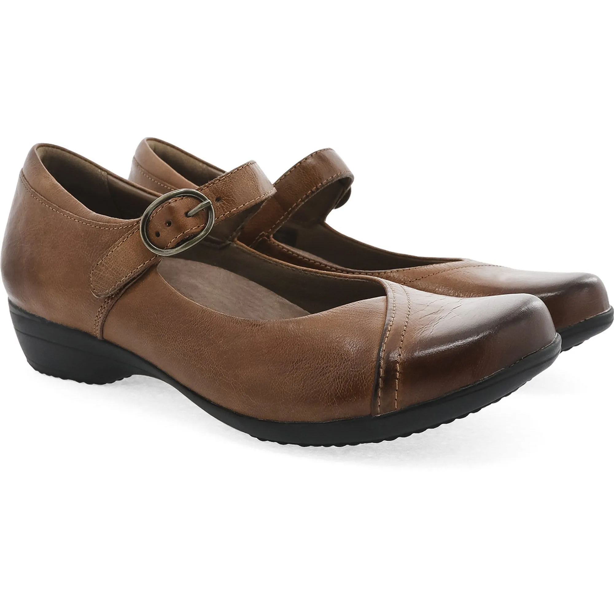 DANSKO Fawna Mary Jane in Burnished Calf Leather