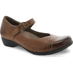 DANSKO Fawna Mary Jane in Burnished Calf Leather