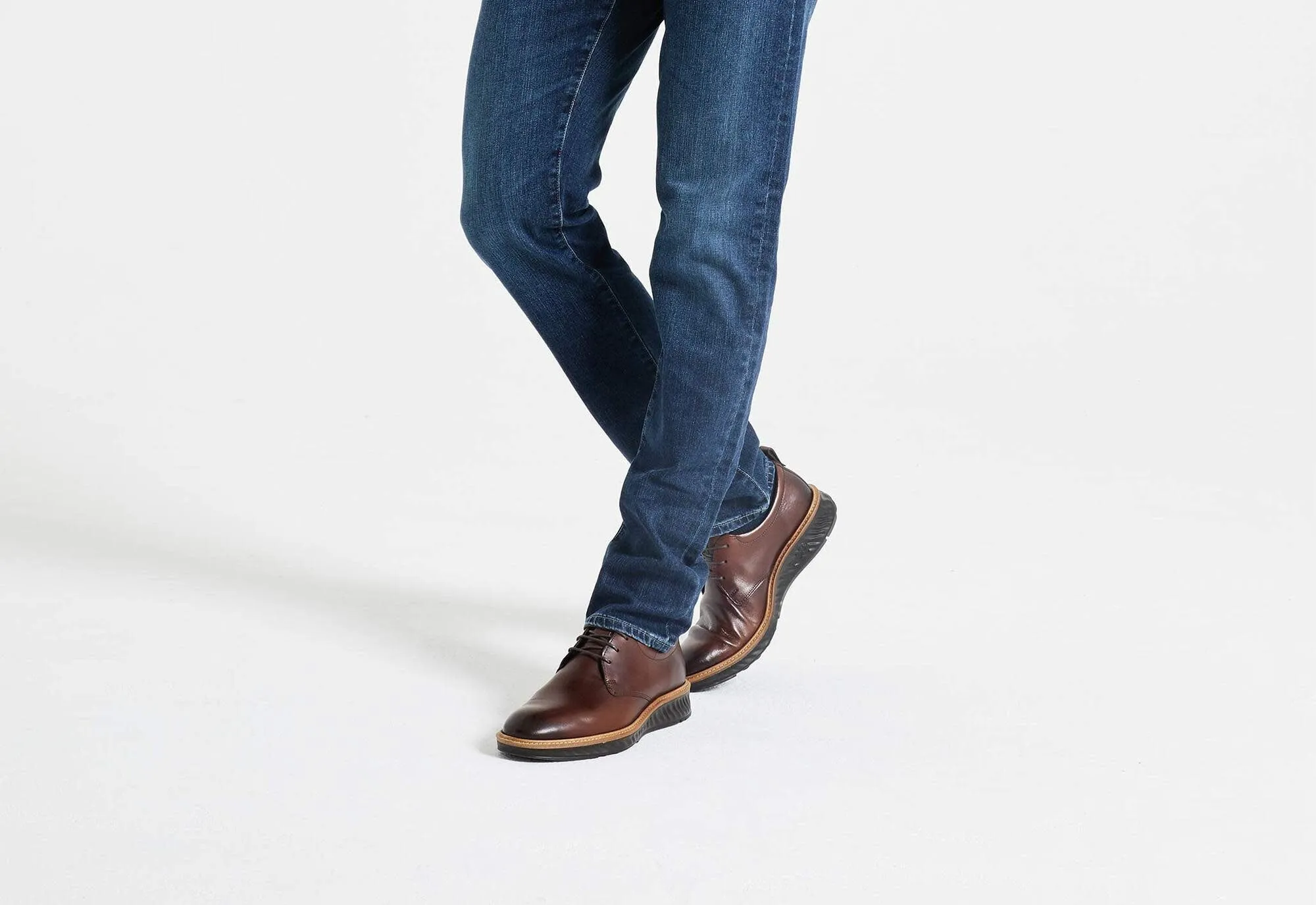 Ecco ST.1 Hybrid Derby Cognac