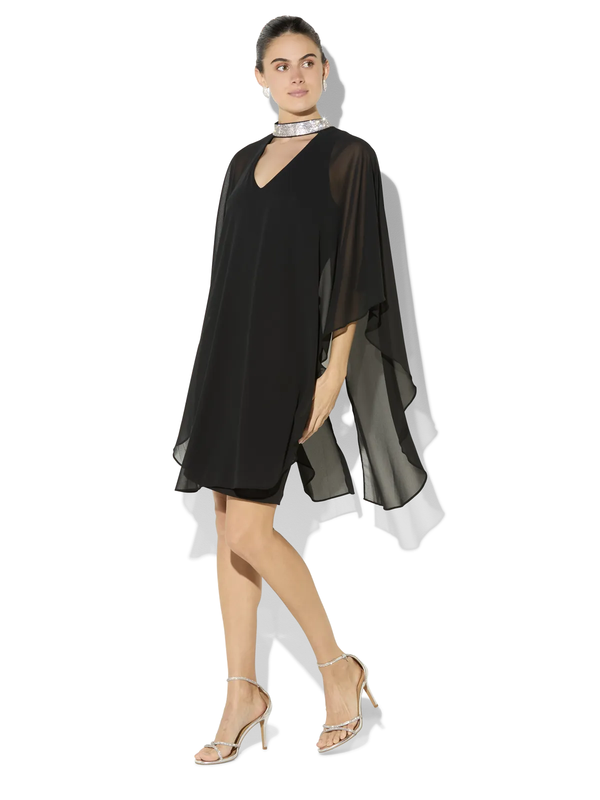 Elke Black Cocktail Dress