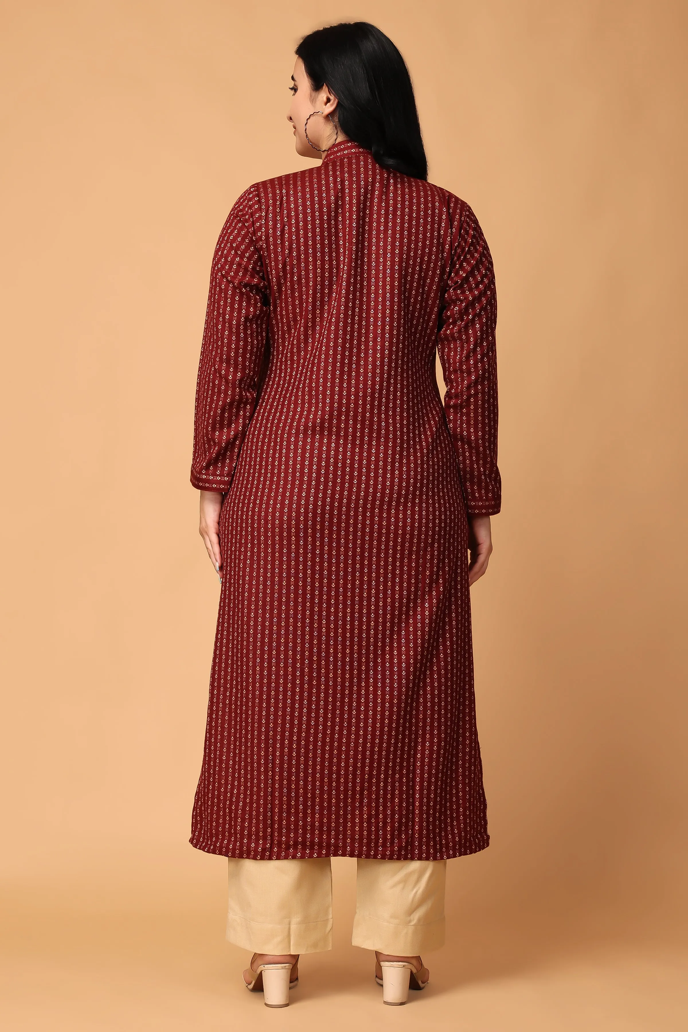 Furnace Flow Woollen Kurta Set