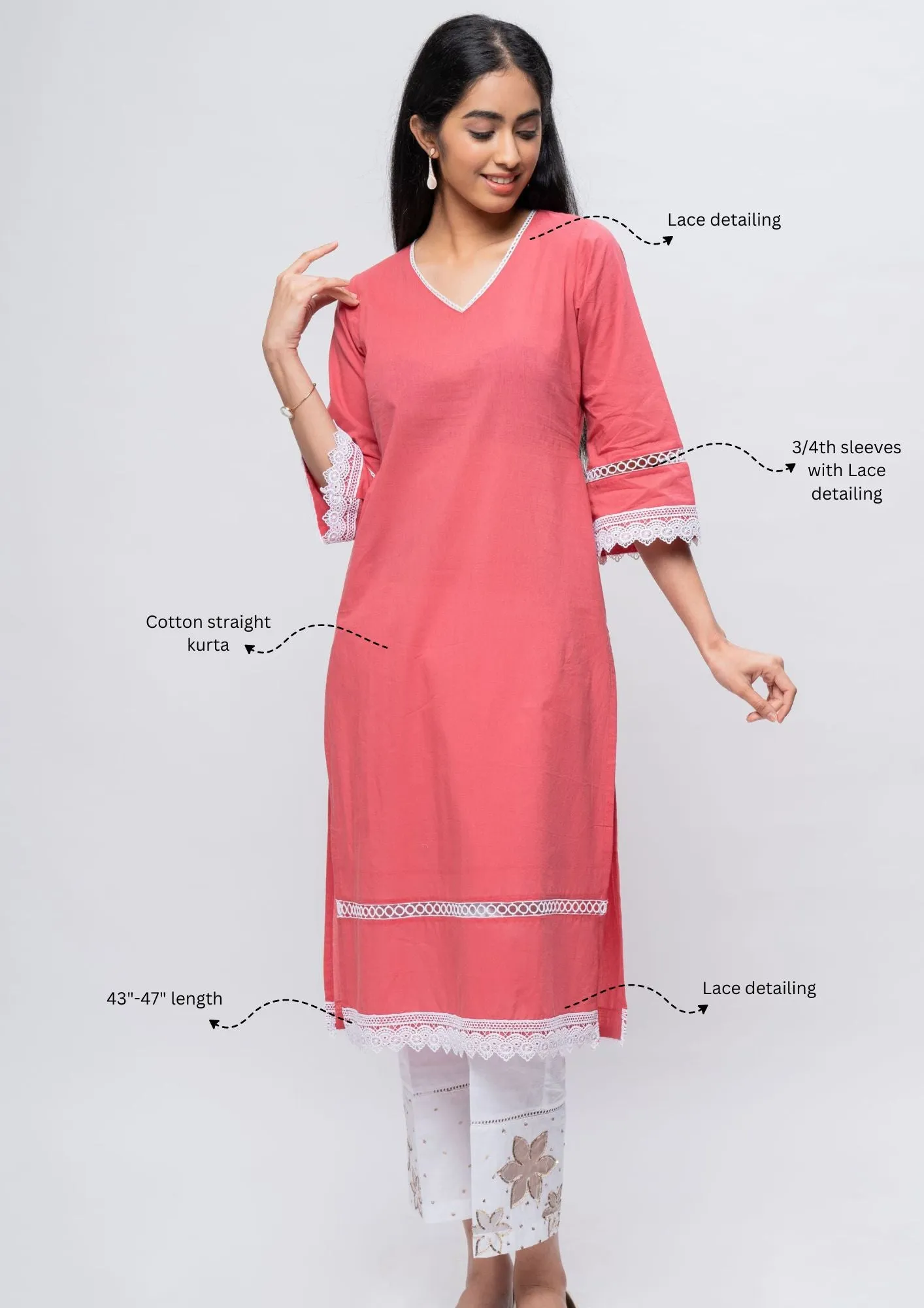 Hibiscus Kurta