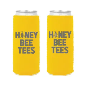 Honey Bee Tees Skinny Can Koozie