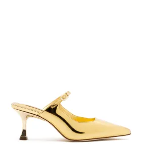 Ines Mule In Specchio Gold