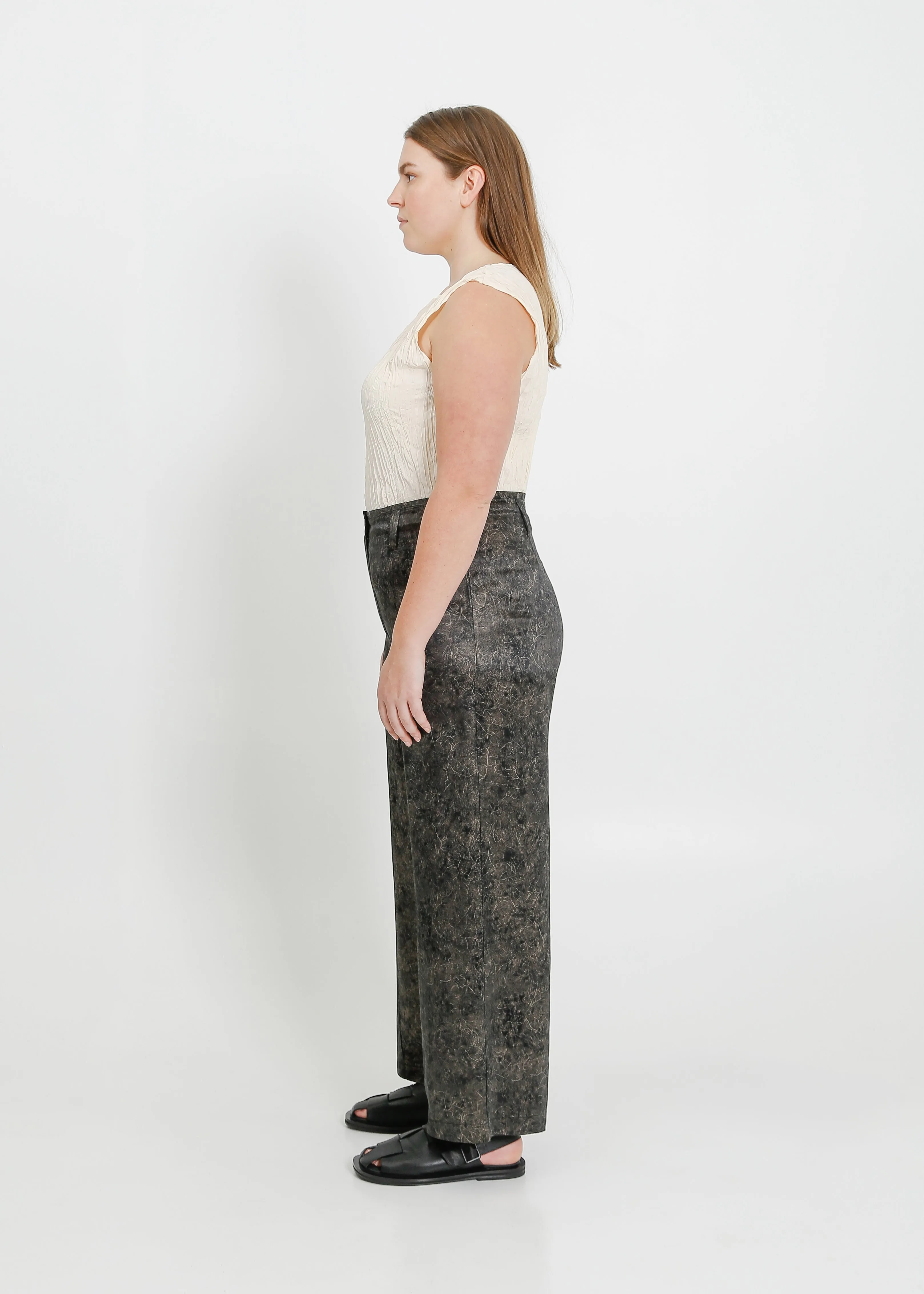 IVY PANT / BLACK-BONE