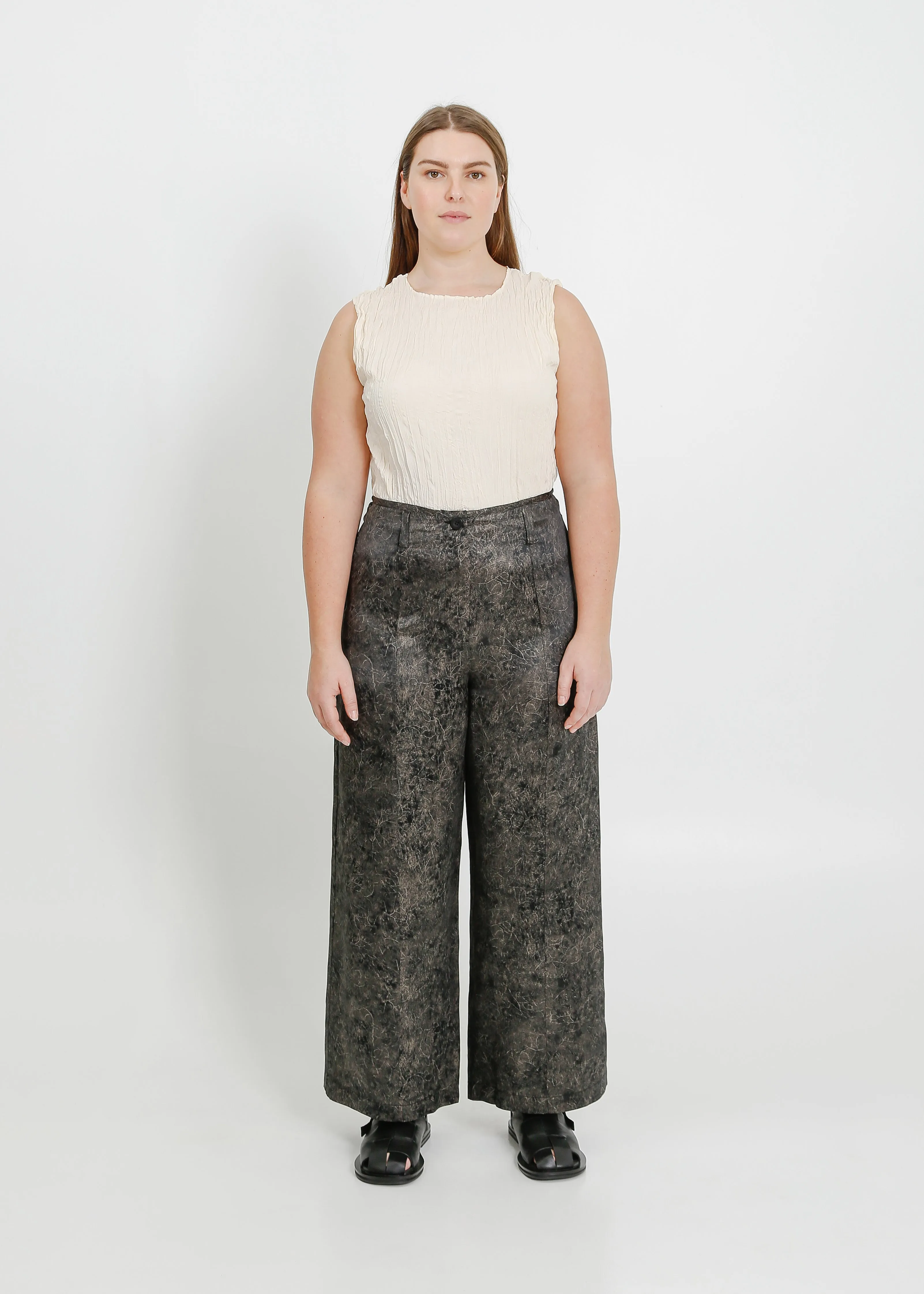 IVY PANT / BLACK-BONE