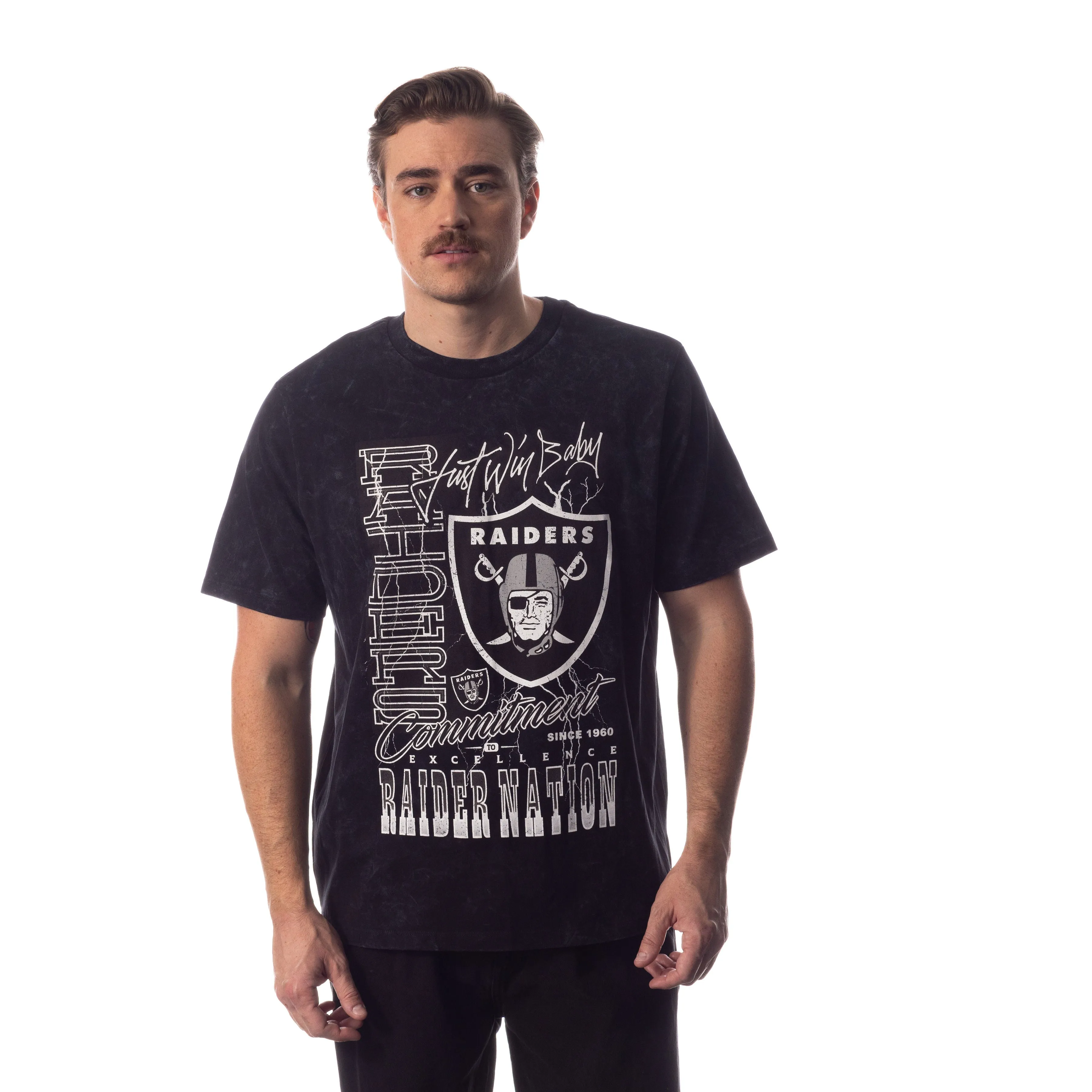 Las Vegas Raiders Unisex 2023 Tour Band Tee - Black