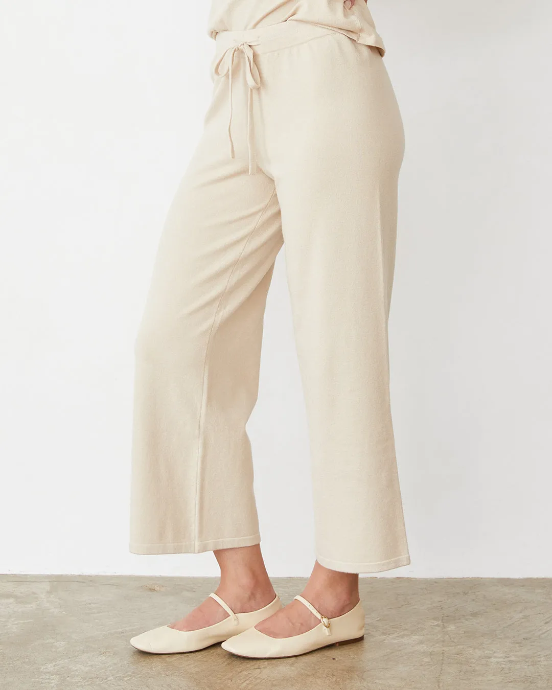 Light Soft Knit Crop Lounge Pant