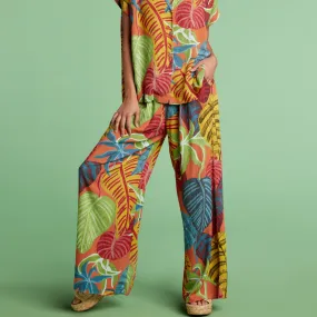 Long Wide Leg Pants - Sunset Passage