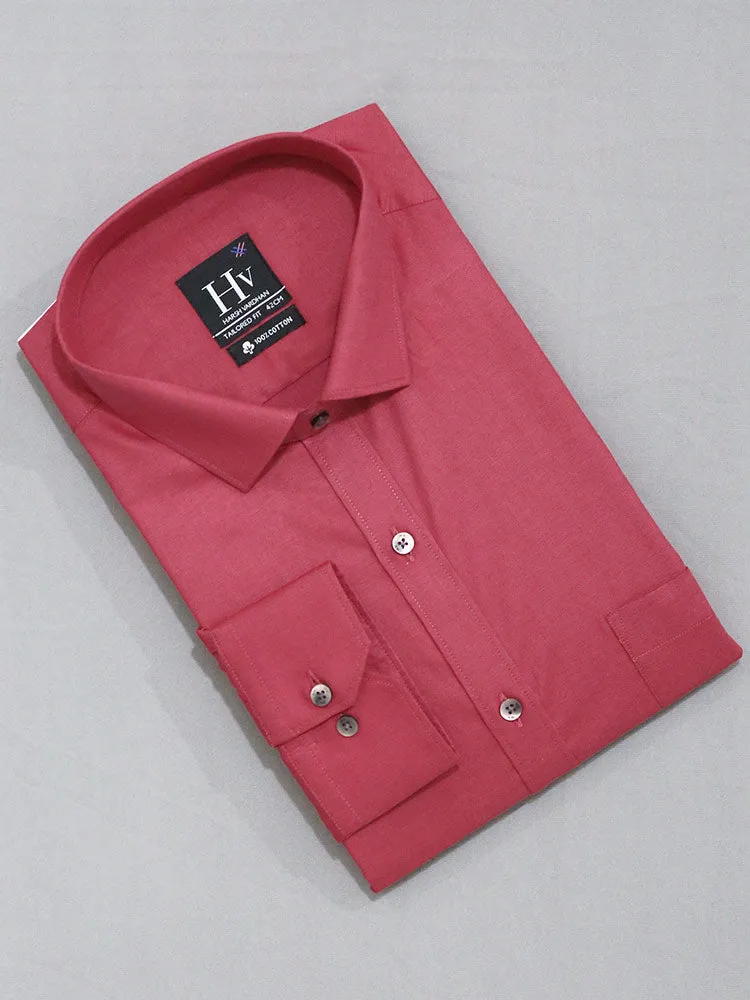 Men Full Sleeve Solid Cotton Formal Shirt