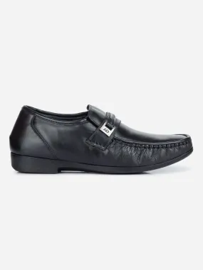 Men's Black Moc Formal Slip On (ID1106)