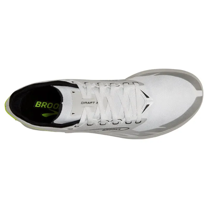 Mens Brooks Running Draft XC White/Black/Nightlife