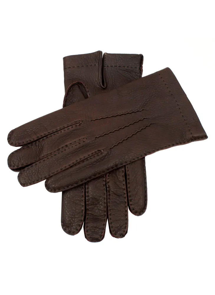 Men's Heritage Handsewn Three-Point Deerskin Leather Gloves