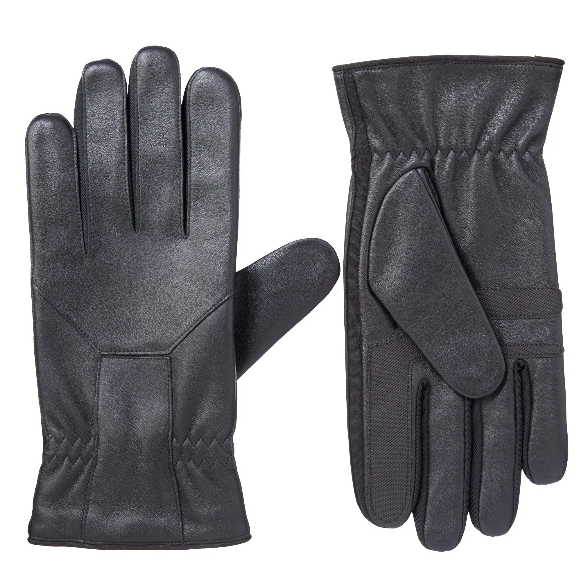 Men's Leather Water Repellent Touchscreen Glove