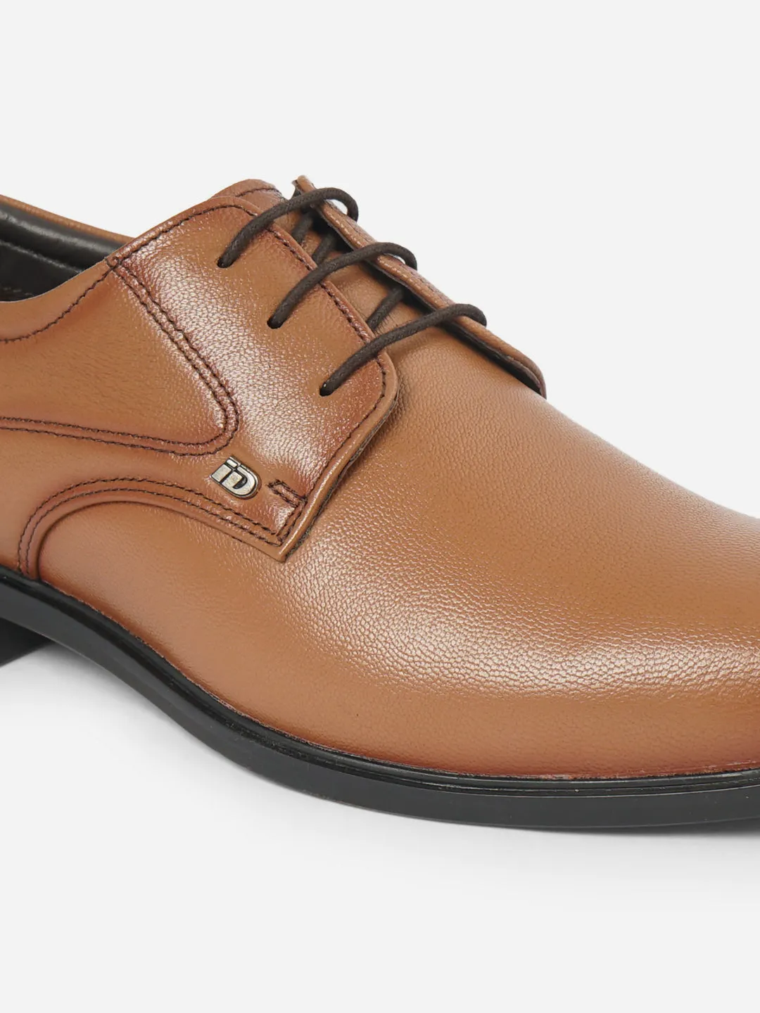 Men's Tan Round Toe Lace Up Formal (ID6023)