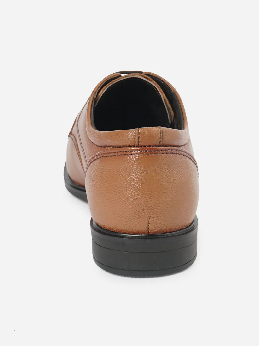 Men's Tan Round Toe Lace Up Formal (ID6023)