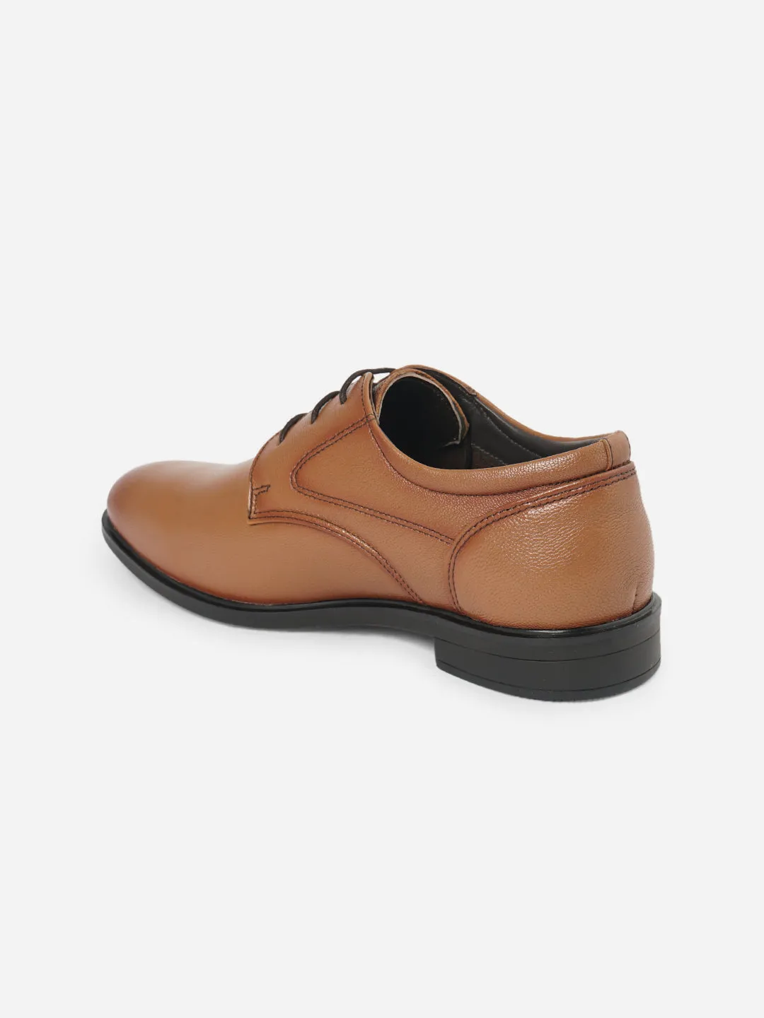 Men's Tan Round Toe Lace Up Formal (ID6023)