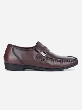 Men's Wine Moc Formal Slip On (ID1106)