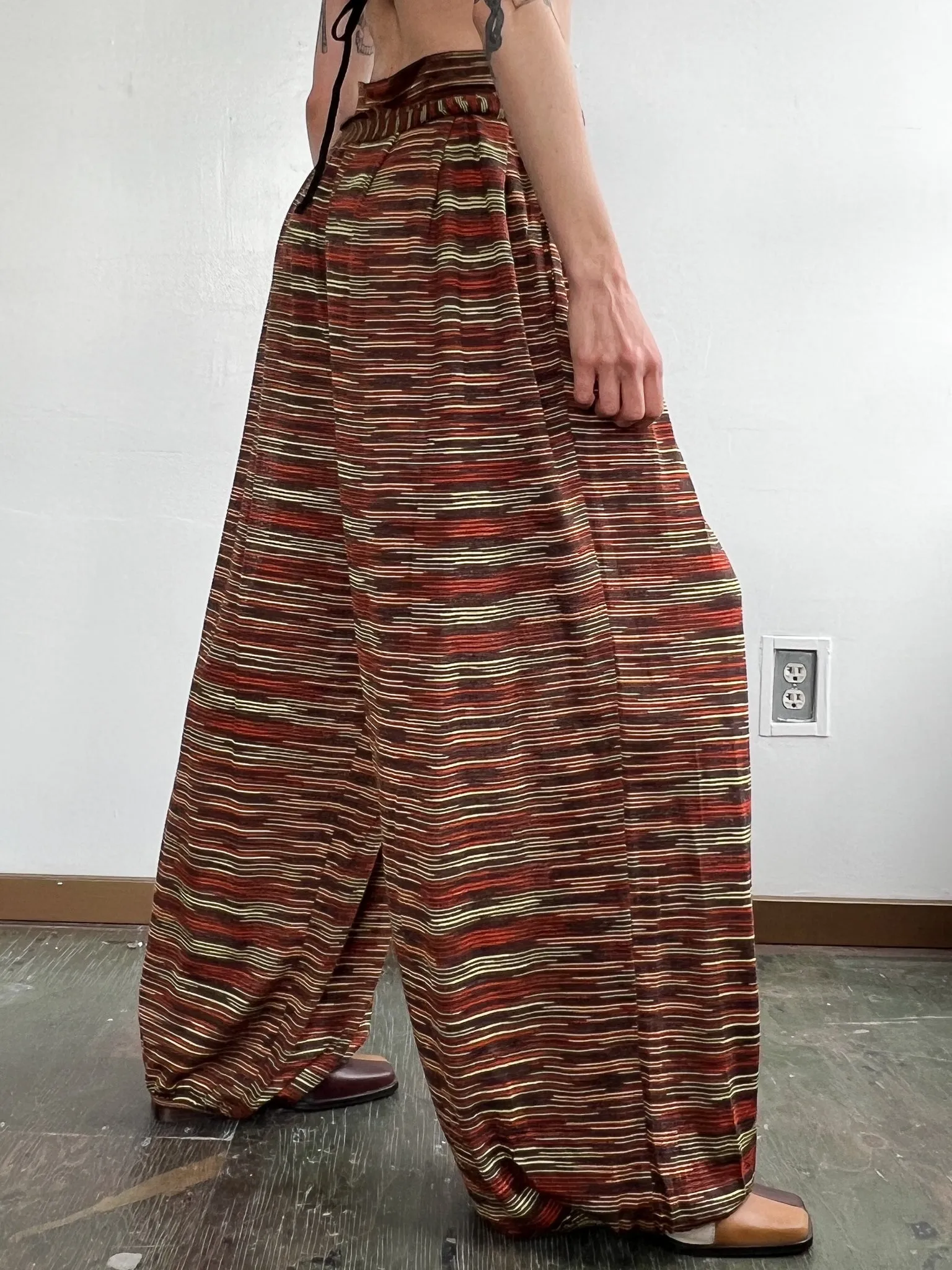 Missoni Woven Wide Leg Pants (M)