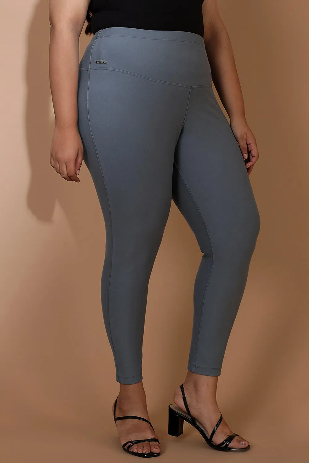 Mist Blue Tummy Tucker Jeggings