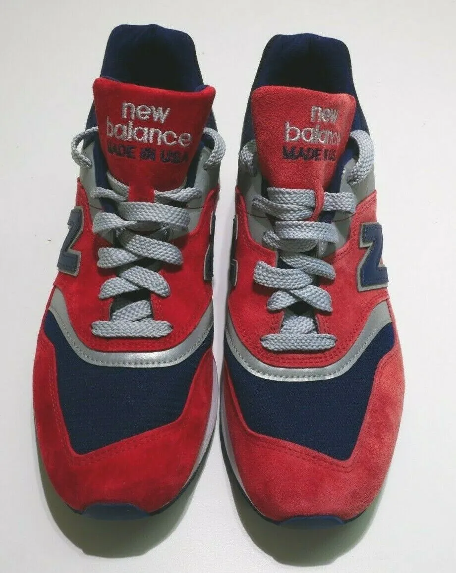 New Balance M997CSIY Red/Navy Mens Sneakers US Size 11 EUR 45 **READ**