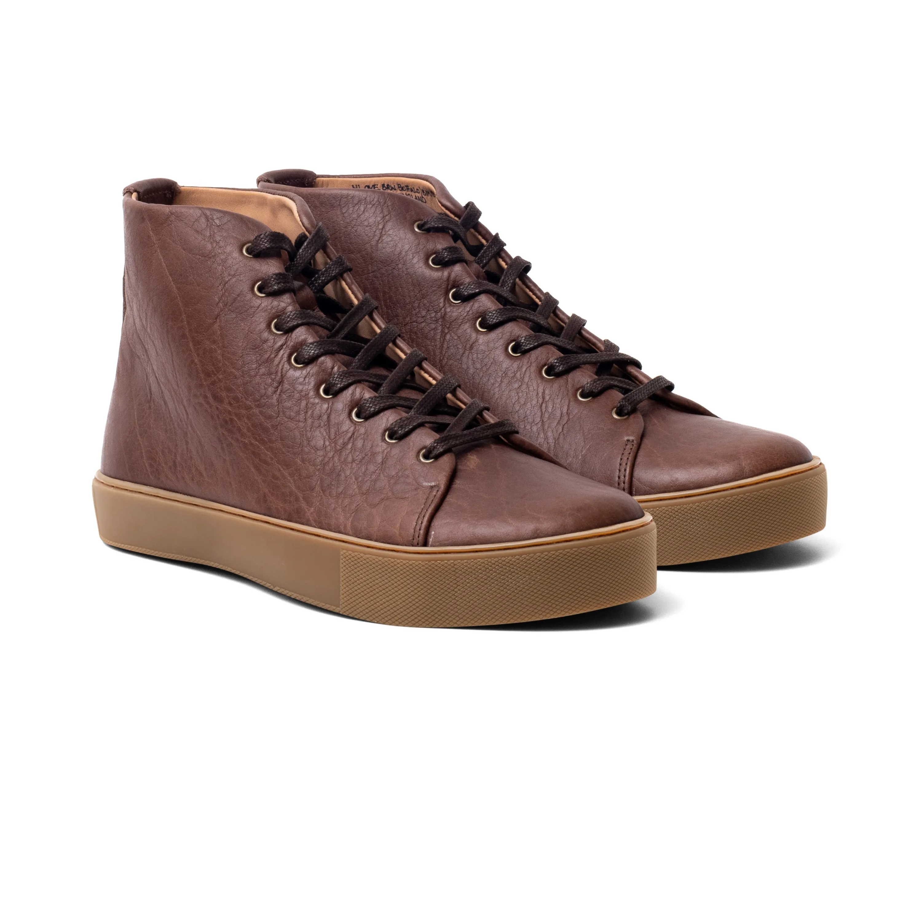 Overstone Hi Derby - Brown Horween Buffalo