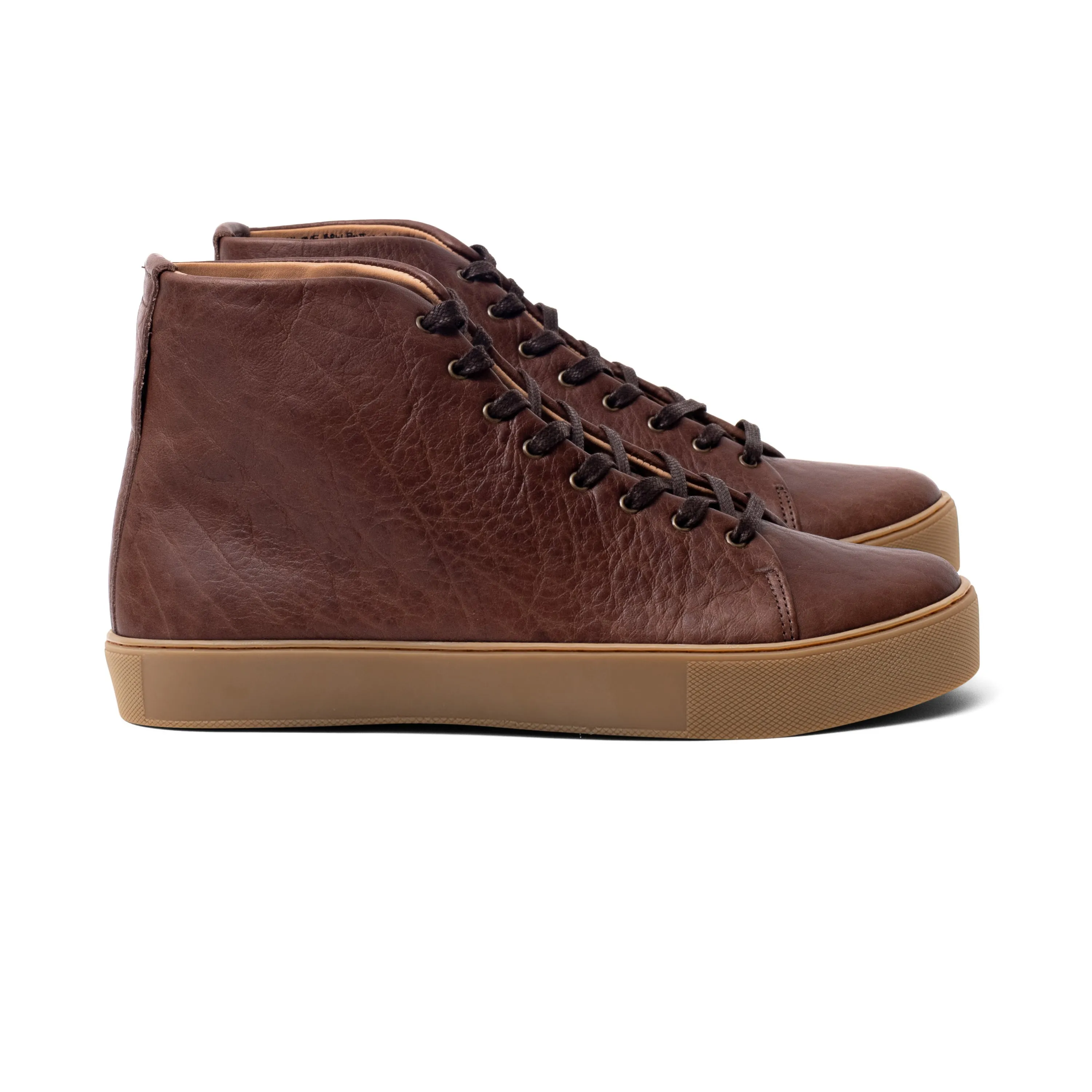 Overstone Hi Derby - Brown Horween Buffalo