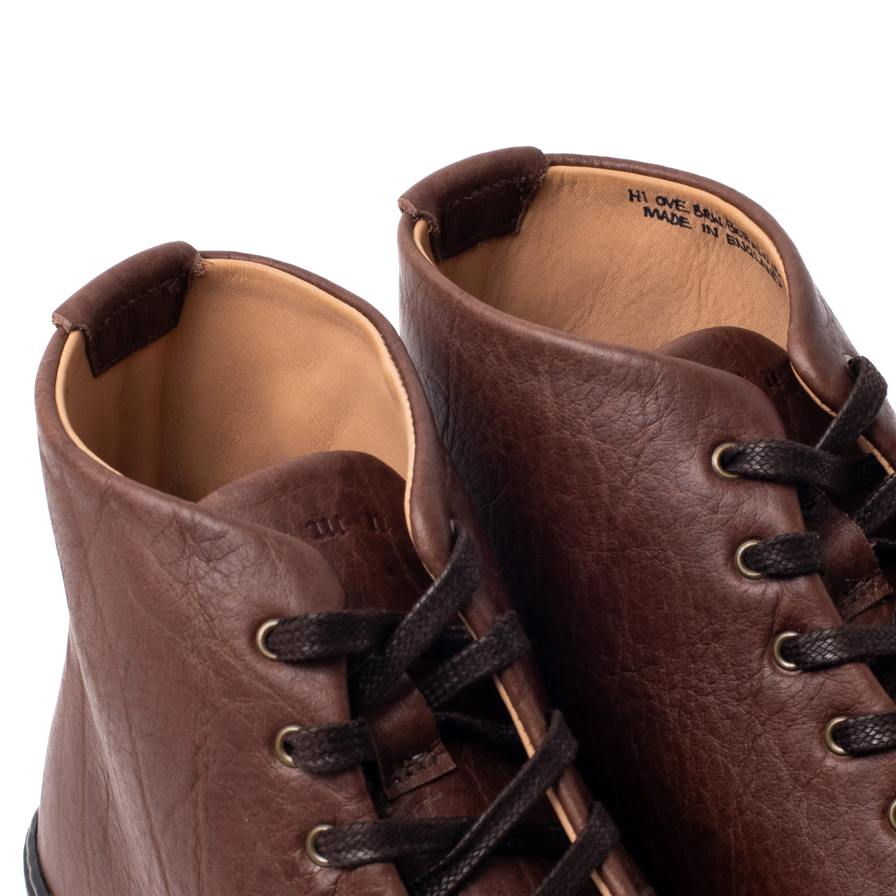 Overstone Hi Derby - Brown Horween Buffalo