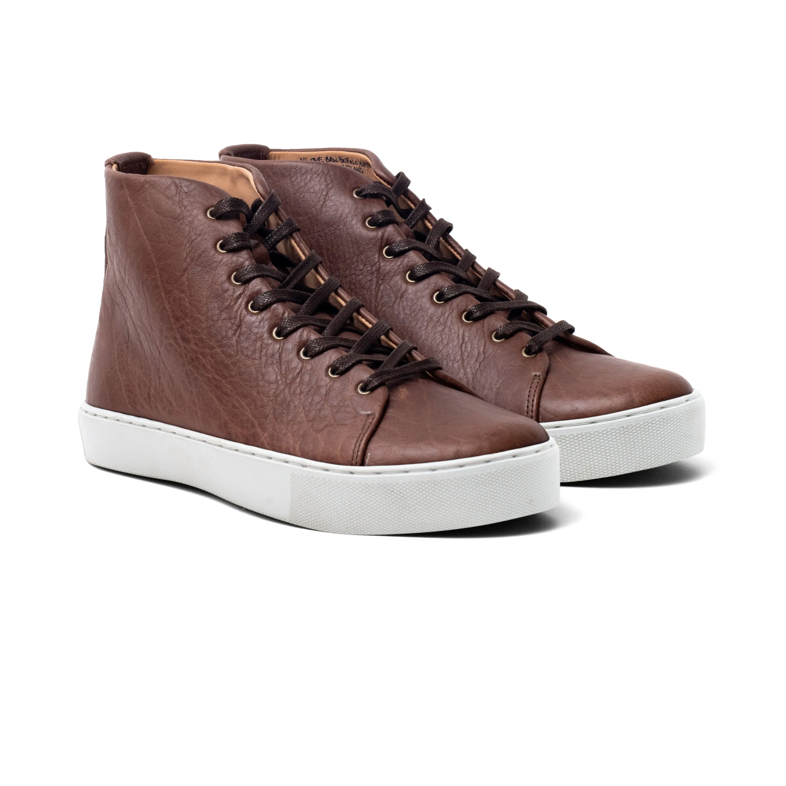 Overstone Hi Derby - Brown Horween Buffalo