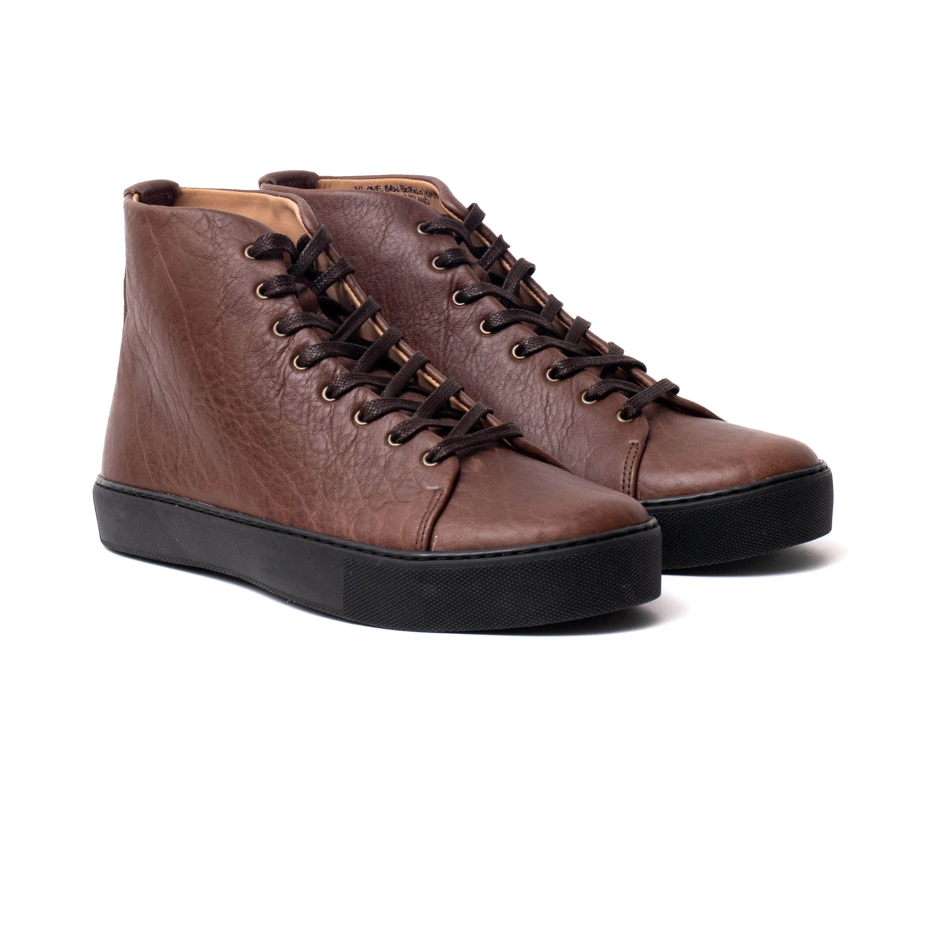 Overstone Hi Derby - Brown Horween Buffalo