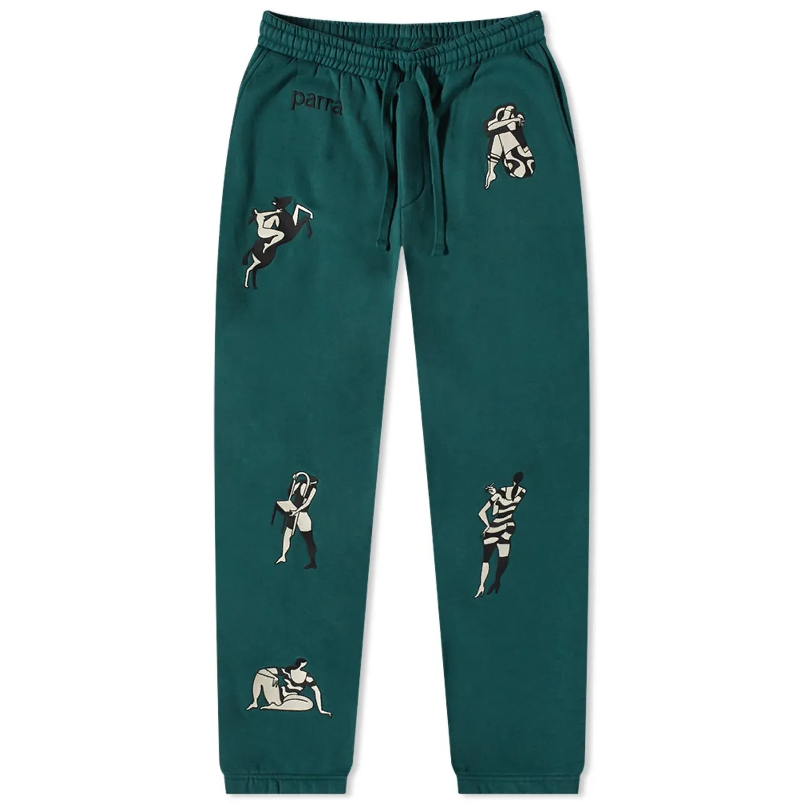 Parra Life Experience Sweatpants - Pine Green