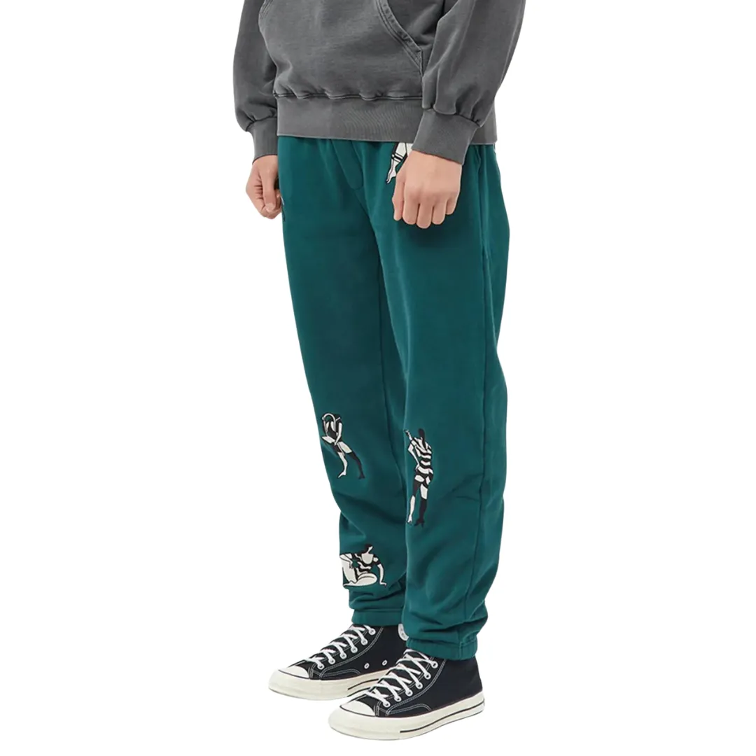 Parra Life Experience Sweatpants - Pine Green