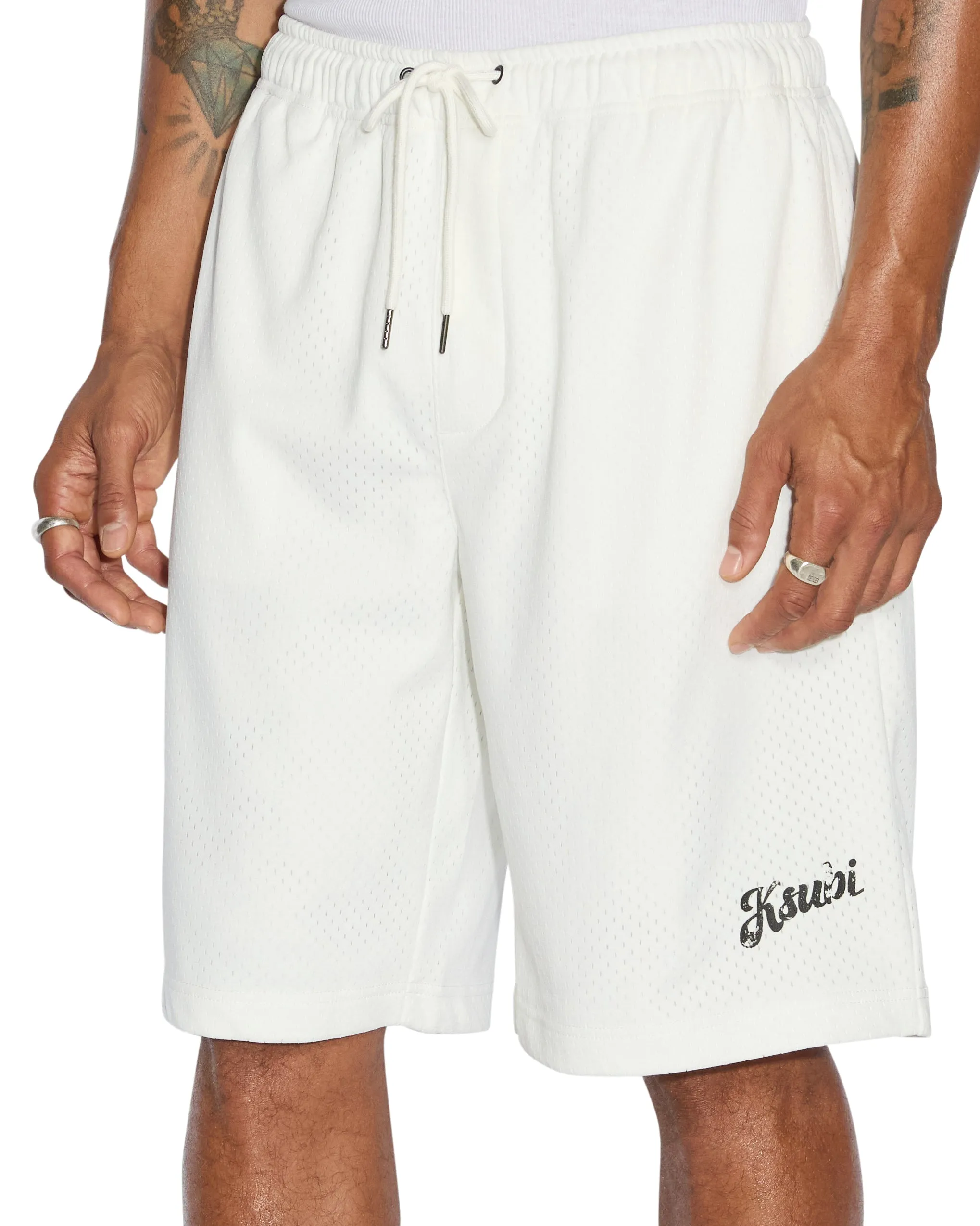 ROLL MESH SHORT WHITE