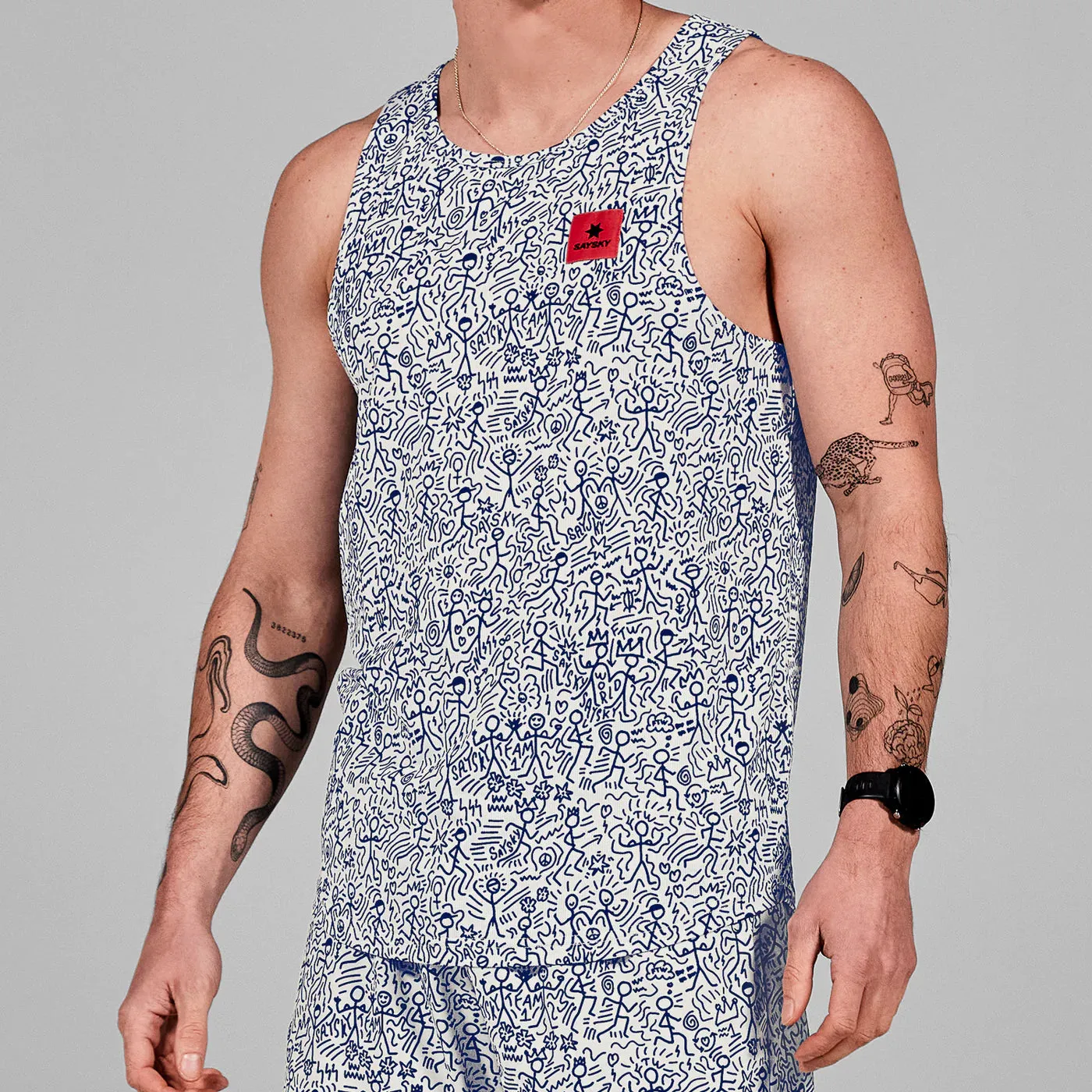 Saysky | CC Combat Singlet | White | Heren