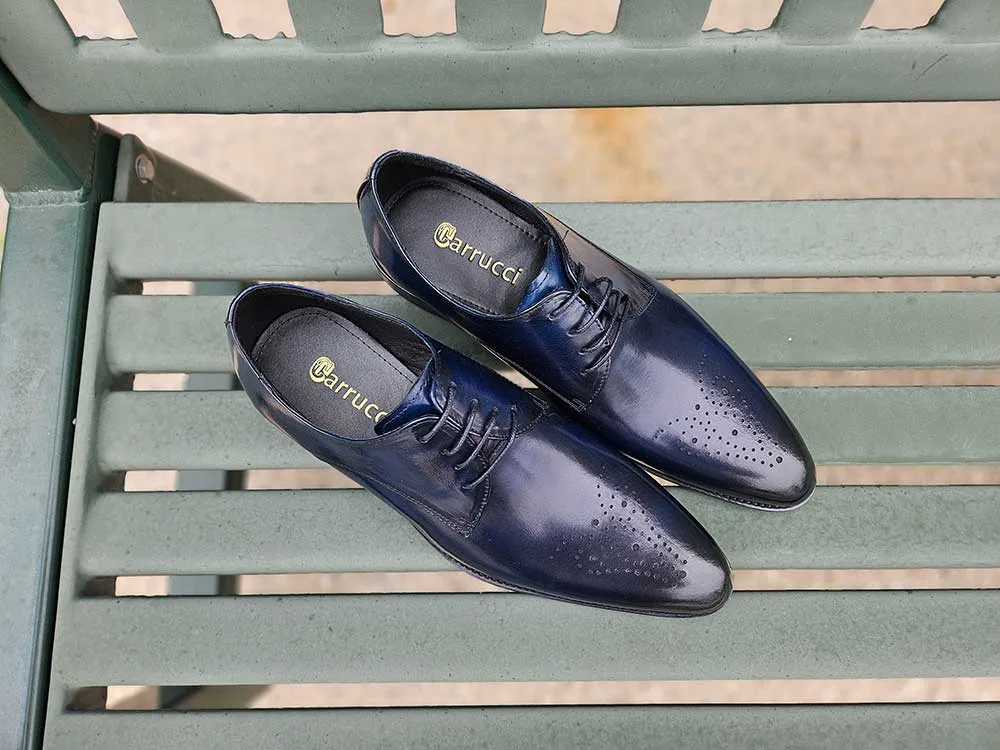 Signature Burnished Lace-up Derby