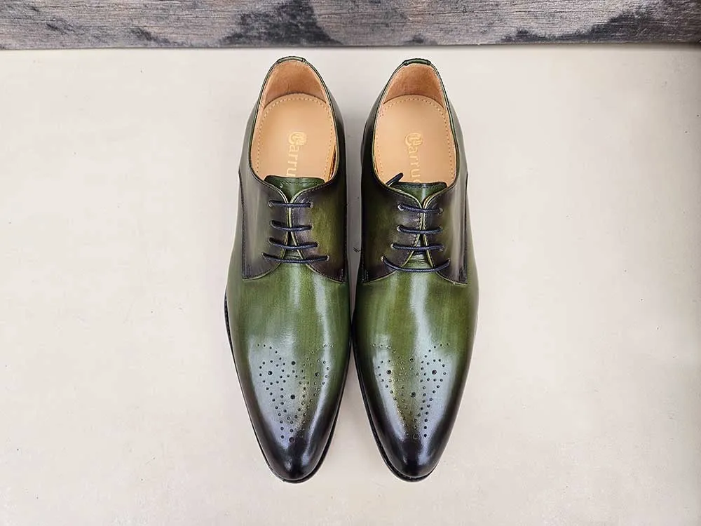 Signature Burnished Lace-up Derby