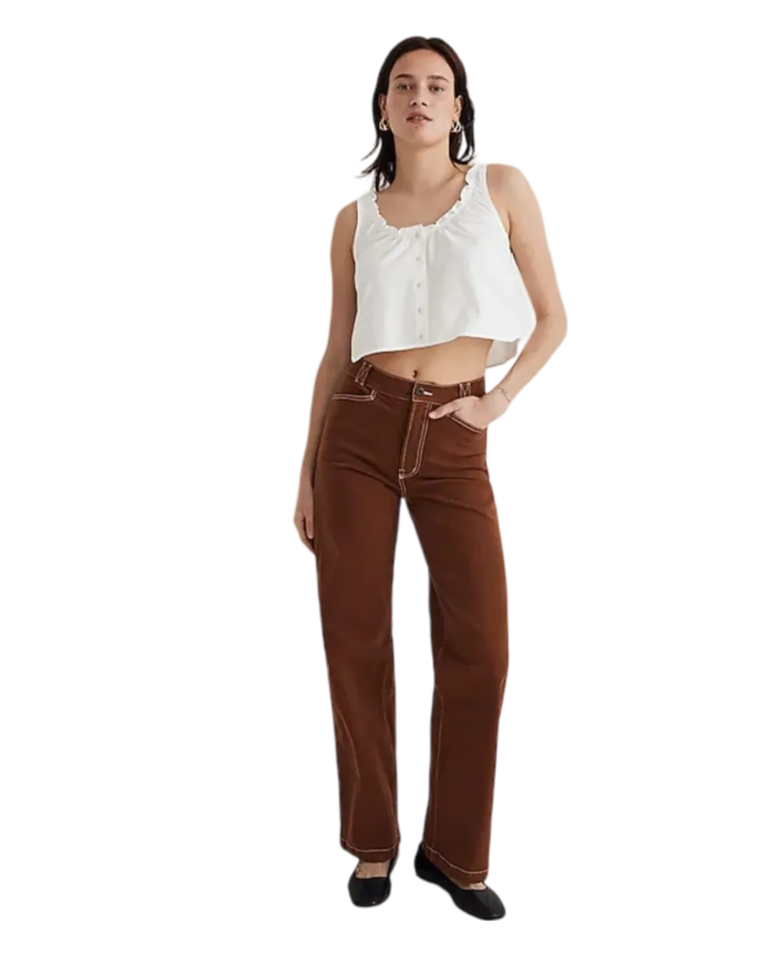 Size 26 - Madewell Emmett 2.0 Wide Leg Pants