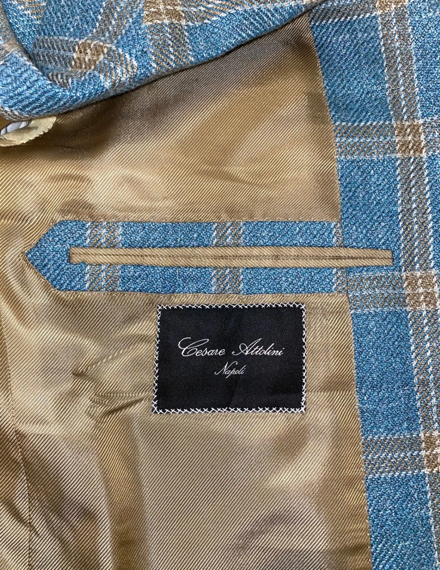 Sky Blue Windowpane Sportcoat