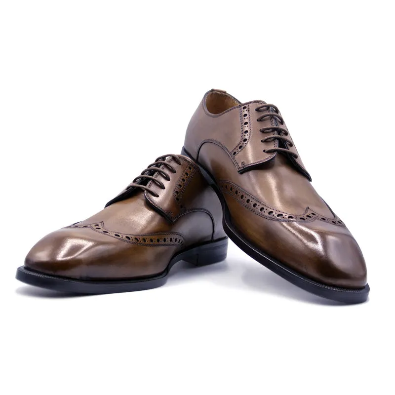 SMPL-WD-001 Calfskin Wingtip Derby