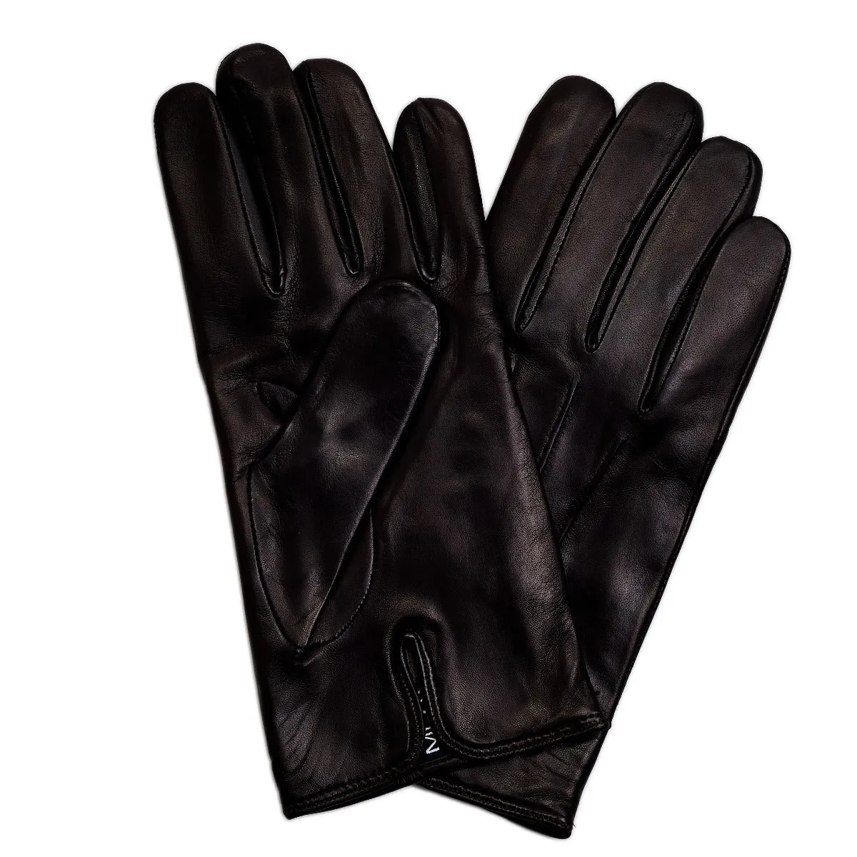 Sovereign Grade Dark Brown Nappa Leather Gloves, Cashmere Lined