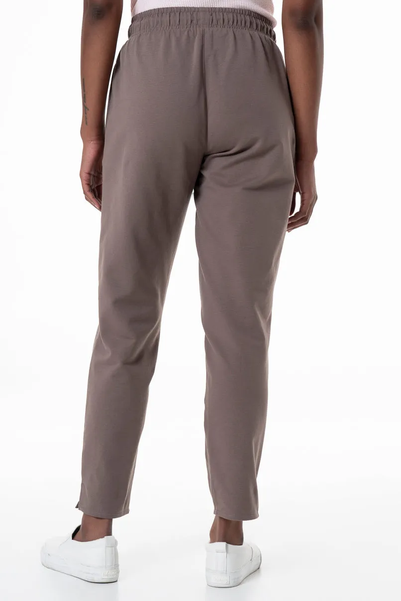 Straight Fit Track Pants _ 145612 _ Brown