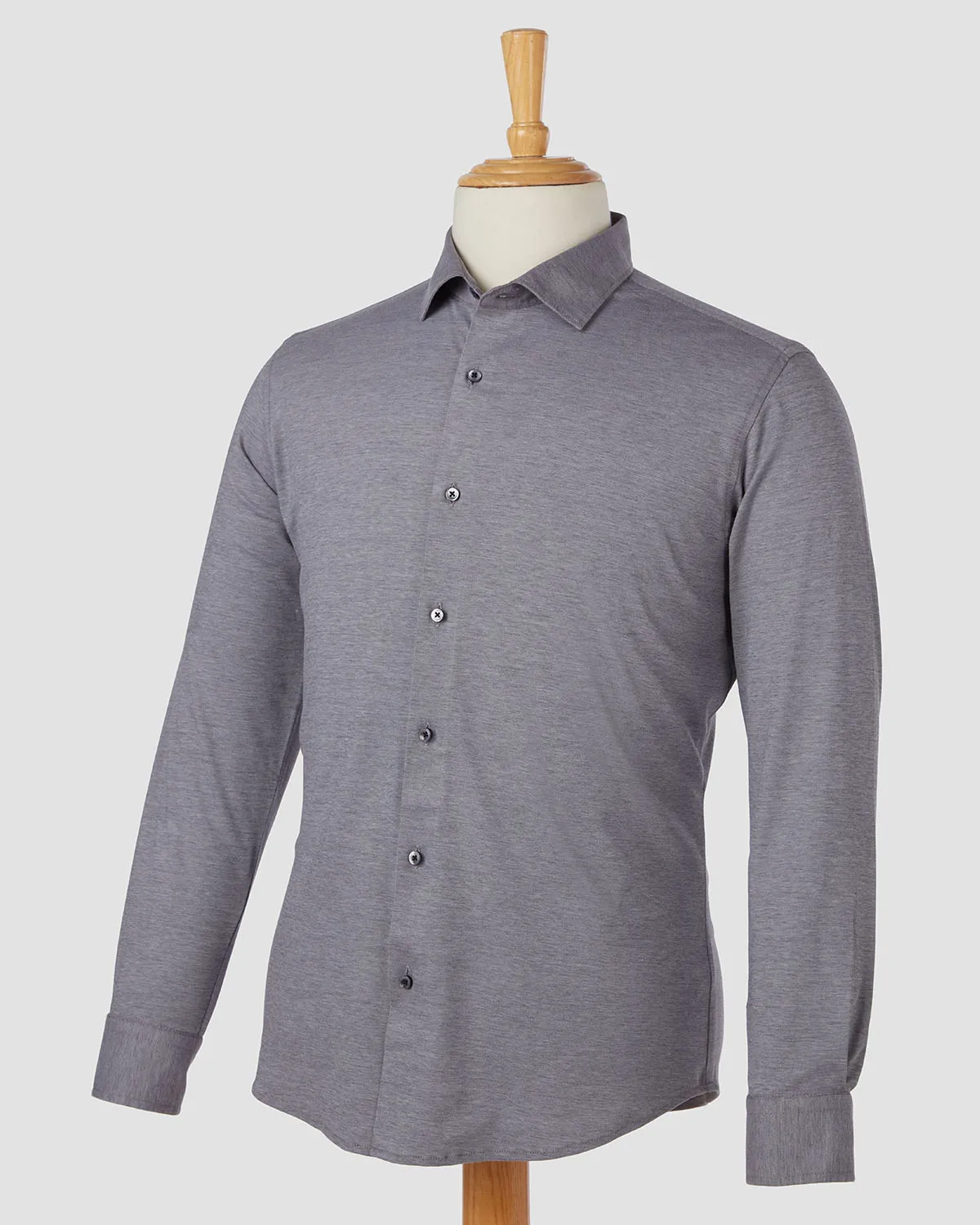 Thomas Mason Grey Moonstone Knit Shirt