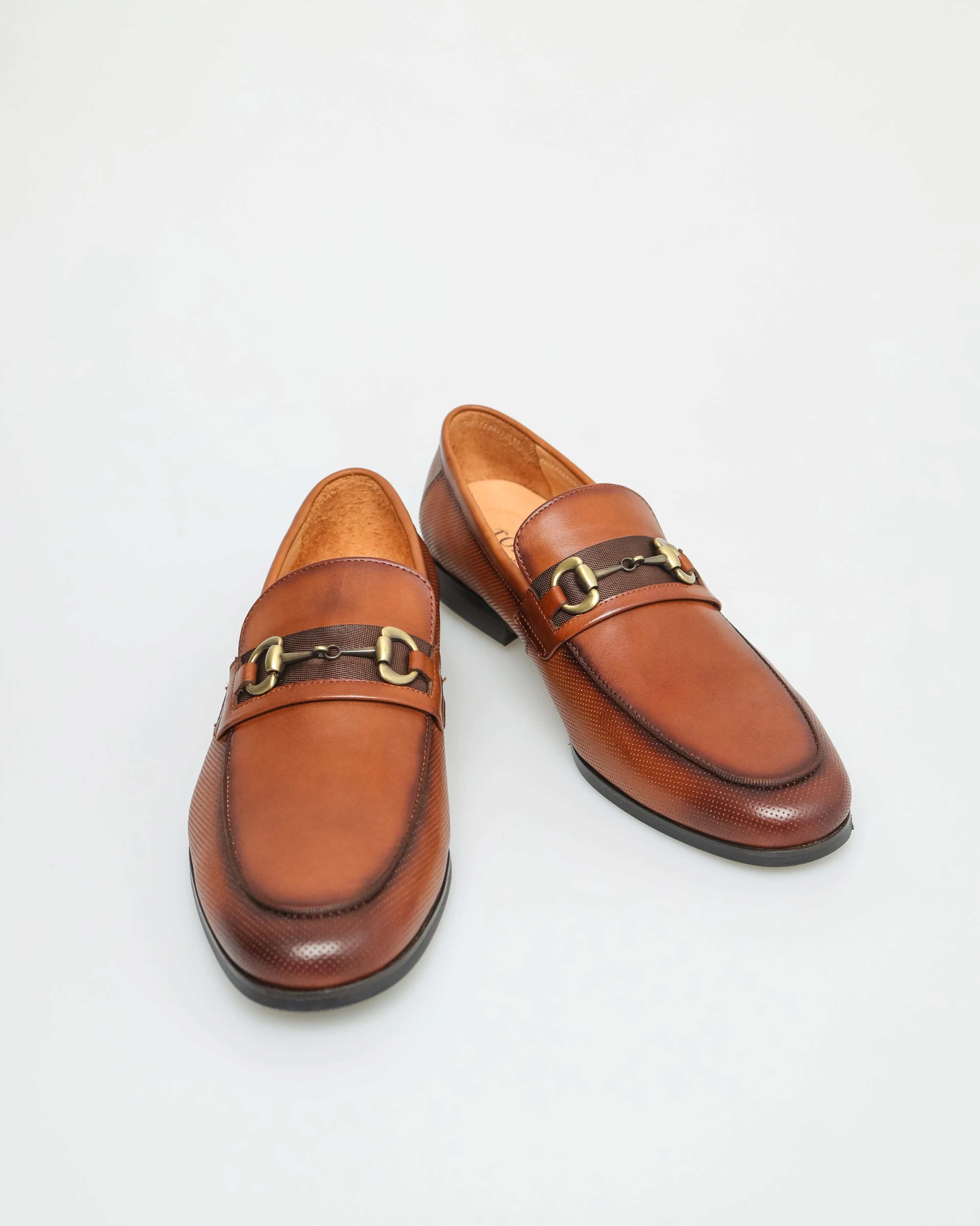 Tomaz F368 Men's Buckle Loafer (Brown)