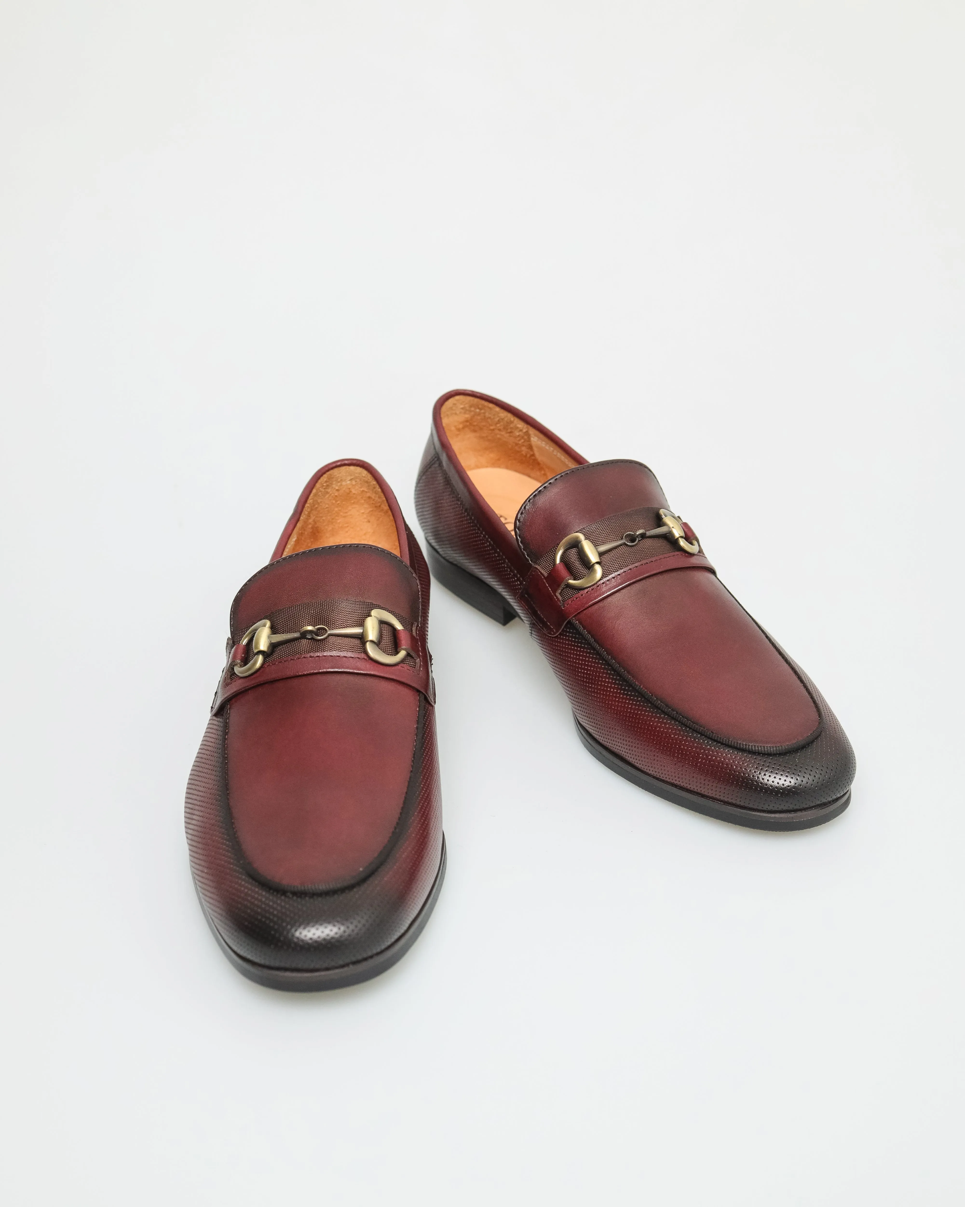 Tomaz F368 Men's Buckle Loafer (Wine)