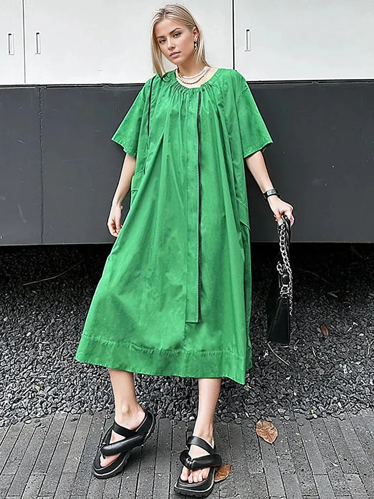 Urban Meets Urban Relaxed Fit Green Dress