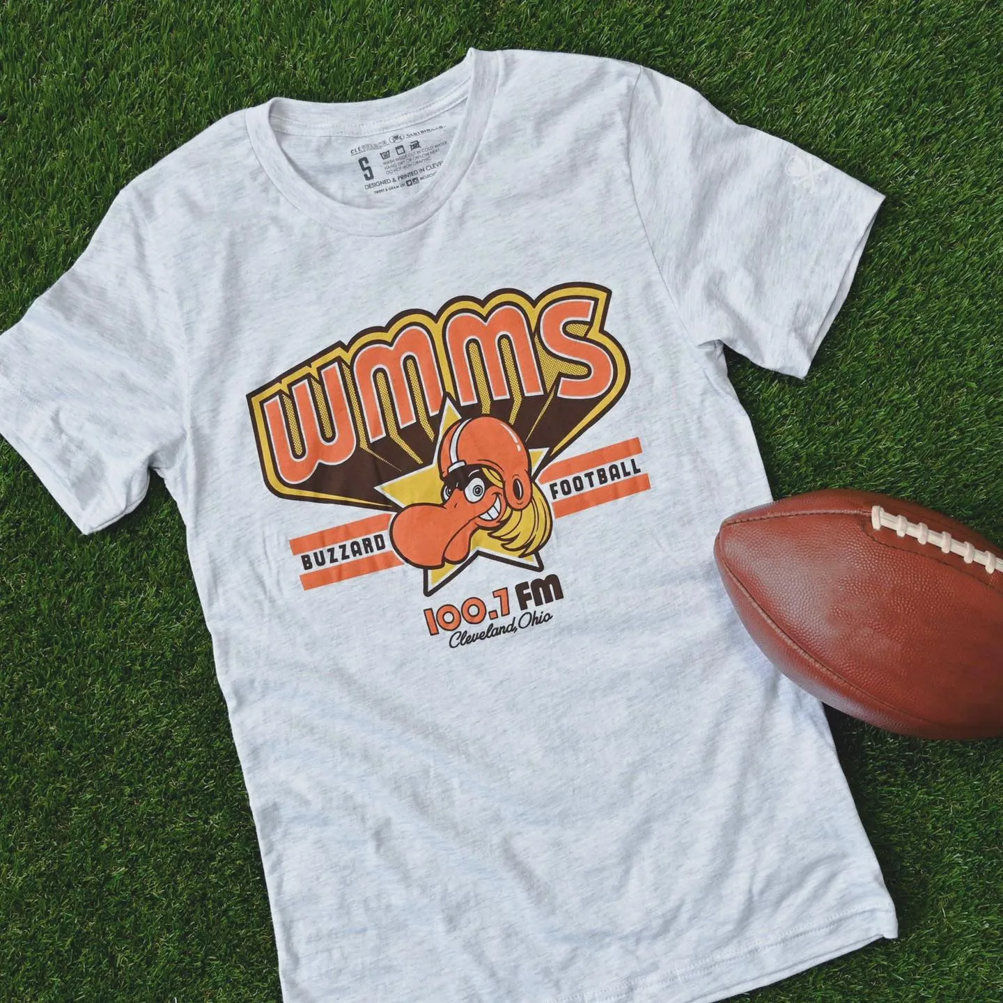 WMMS Buzzard Football - Unisex Crew T-Shirt *Officially Licensed